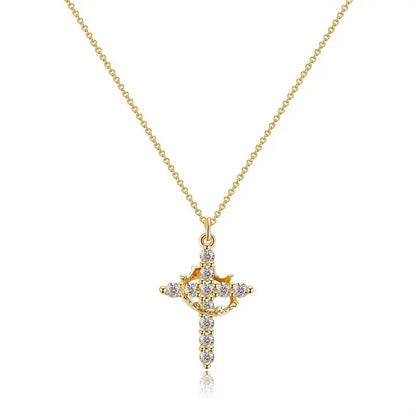 Diamond Cross Necklace